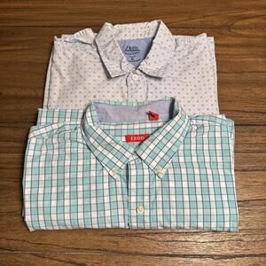 Izod Men's Long Sleeve Shirtโ BUNDLE 2-Pack, Size XL, Multicolor